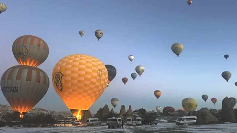 Bayramda Kapadokya Ziyaretçi Rekoru! Yüzde 80 Artış Yaşandı